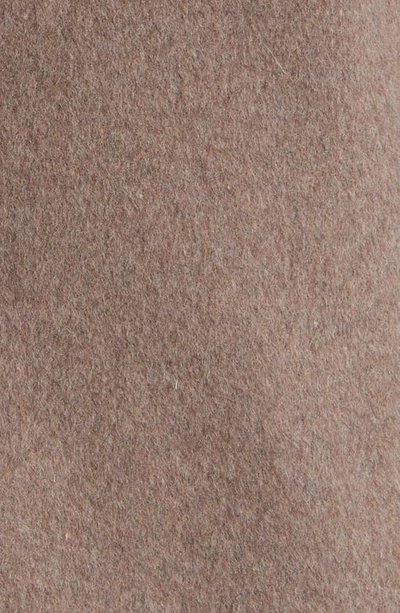 Via Spiga Walker Single Breasted Wool Blend Coat In Portabello