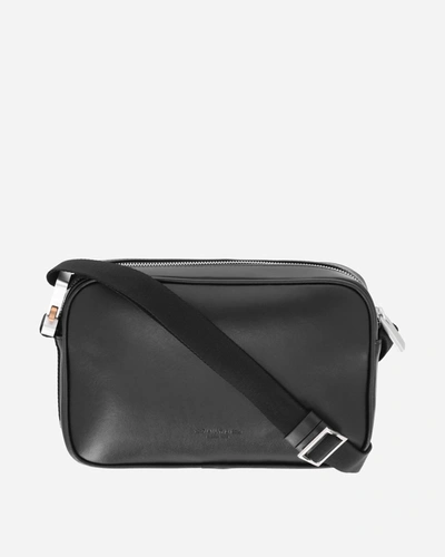 Shop Alyx Leather Buckle Crossbody Bag In Black