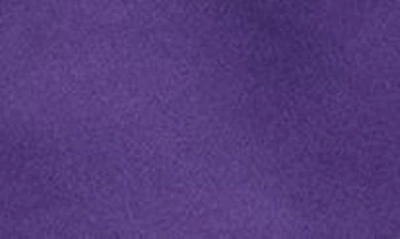 Shop Adelyn Rae Feather Cuff Long Sleeve Blazer Minidress In Violet