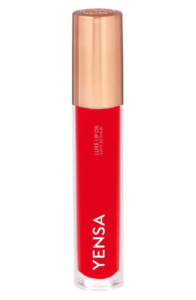 Shop Yensa Luxe Lip Oil In Rising Ruby