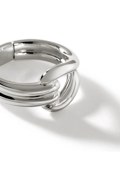 John Hardy Surf Link Ring In Silver