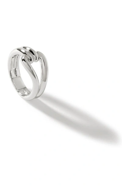 Shop John Hardy Surf Link Ring In Silver