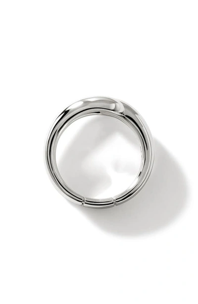 John Hardy Surf Link Ring In Silver