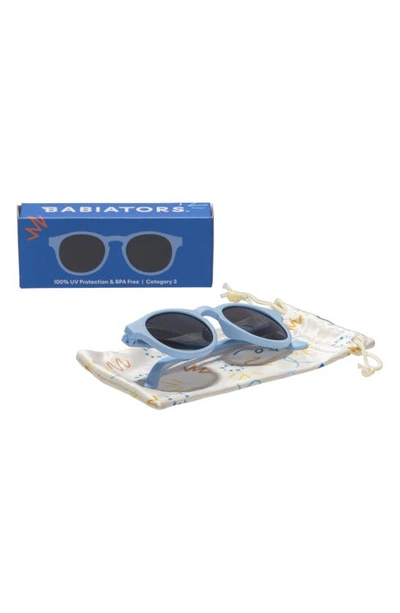 Shop Babiators Kids' Original Keyhole Sunglasses In Bermuda Blue