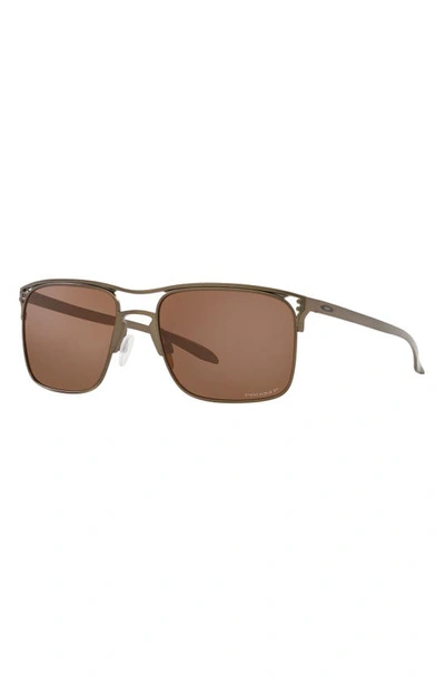 Oakley Holbrook 57mm Prizm® Polarized Square Sunglasses In Pewter