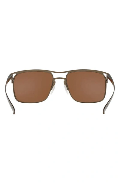 Oakley Holbrook 57mm Prizm® Polarized Square Sunglasses In Pewter