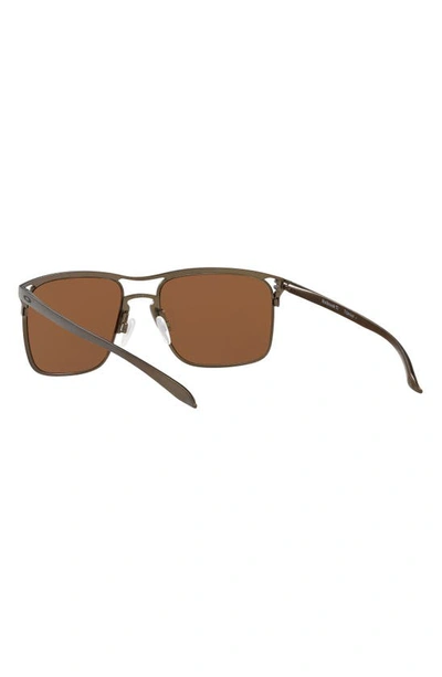 Oakley Holbrook 57mm Prizm® Polarized Square Sunglasses In Pewter