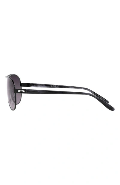 Shop Oakley Feedback 59mm Prizm™ Pilot Sunglasses In Grey Gradient