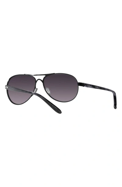 Shop Oakley Feedback 59mm Prizm™ Pilot Sunglasses In Grey Gradient