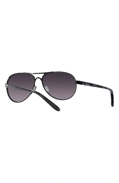 Oakley Feedback Pilot-frame Sunglasses In Grey Gradient