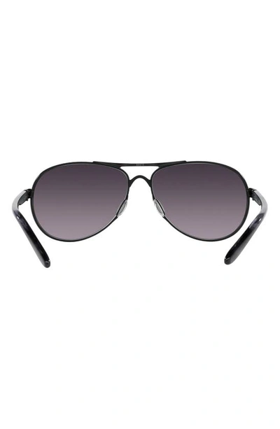 Oakley Feedback Pilot-frame Sunglasses In Grey Gradient