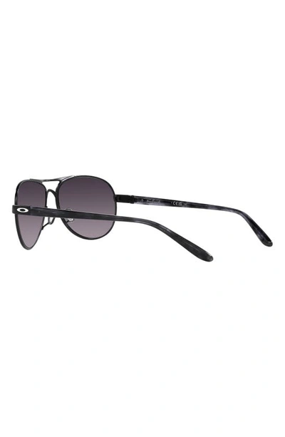 Oakley Feedback Pilot-frame Sunglasses In Grey Gradient