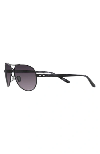 Oakley Feedback Pilot-frame Sunglasses In Grey Gradient