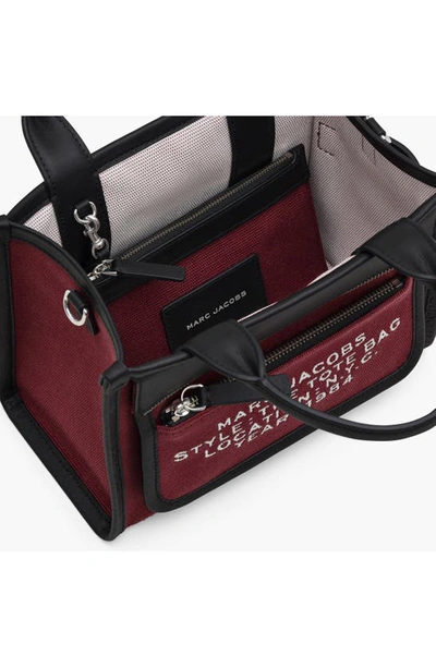 Shop Marc Jacobs The Mini Tote In Cherry