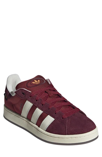 Shop Adidas Originals Campus 00s Sneaker In Burgundy/ Off White/ Maroon