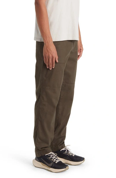 Shop Treasure & Bond Relaxed Fit Cotton Pants In Brown Wren