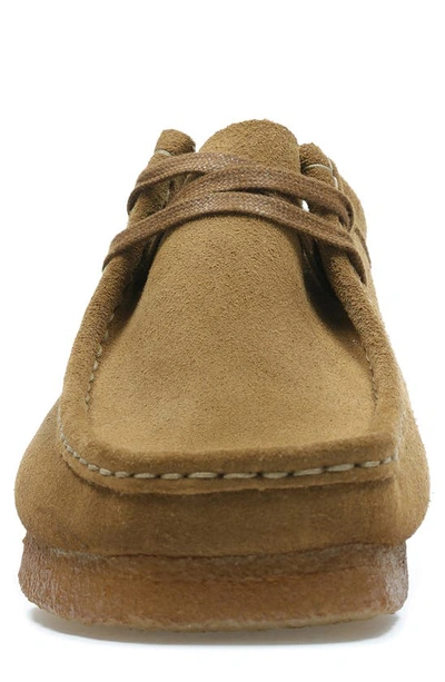 Shop Clarks 'wallabee' Moc Toe Derby In Cola