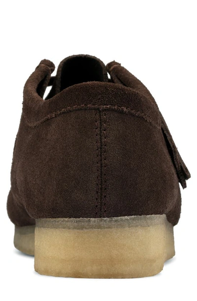 Clarks Wallabee In Dark Brown Suede