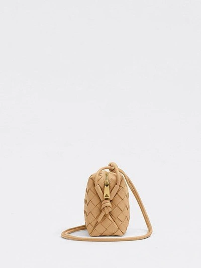 Shop Bottega Veneta Women Mini Loop Camera Bag In Brown