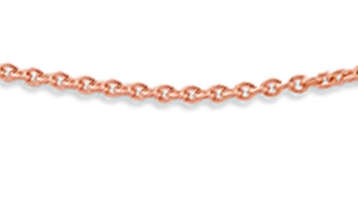 Shop Monica Vinader Fine Chain Necklace In 18ct Rose Gold Vermeil