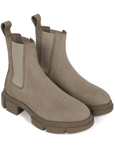 Shop Copenhagen Nabuc Boots Shoes In Grey