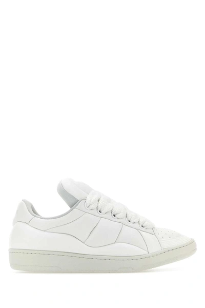 Shop Lanvin Sneakers In Whitewhite