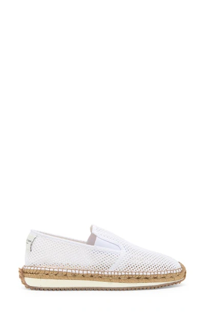 Rag & Bone Retro Espadrille Runner Slip-on Sneaker In White