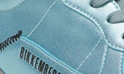 Shop Bikkembergs Logo Runner Sneaker In Celeste