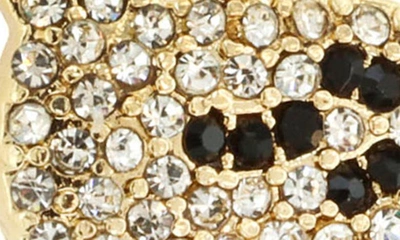 Panacea 2-pack Crystal Spider & Ghost Stud Earrings In Black