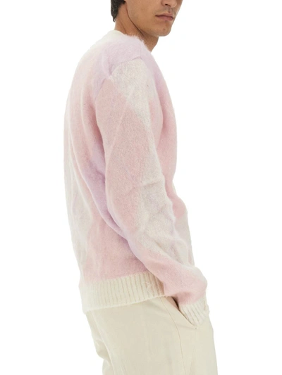 Shop Family First V-neck Cardigan In Pink