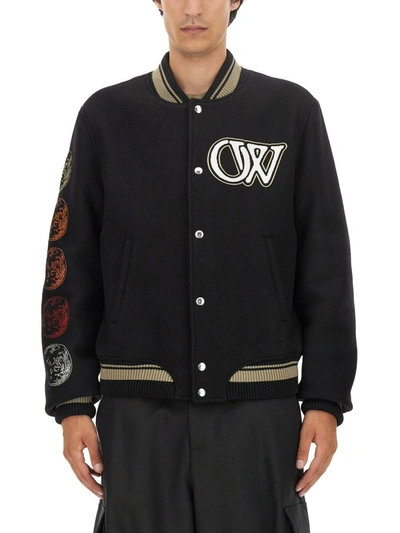 Off-white Bomber Jacket In Black