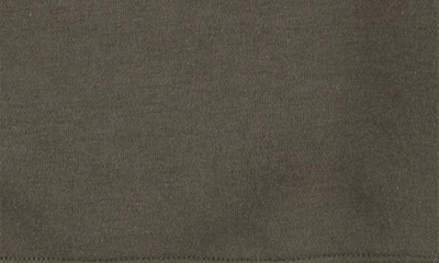 Nike Just Do It Camo Fleece Sweatshirt & Joggers Set In Medium Olive