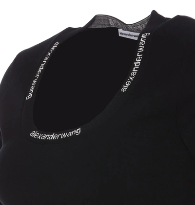 Shop Alexander Wang T-shirts And Polos In Black