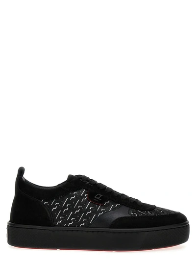 Shop Christian Louboutin 'happyrui' Sneakers In Black