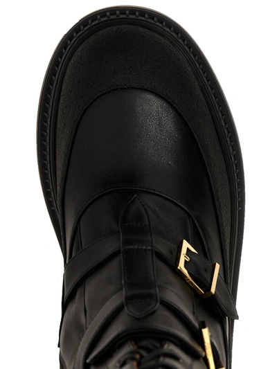 Shop Fendi 'delfina' Ankle Boots In Black