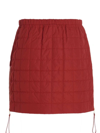 Shop Max Mara 'kim' Skirt In Red