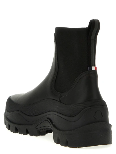 Shop Moncler 'larue' Ankle Boots In Black