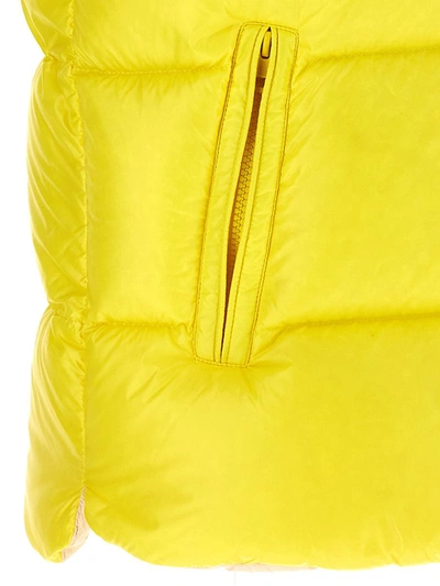 Shop Moncler 'sumido' Vest In Yellow