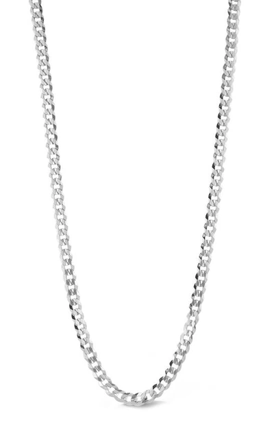 Shop Yield Of Men Sterling Silver Curb Necklace