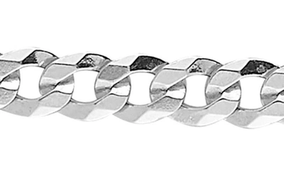 Yield Of Men Sterling Silver Curb Necklace In Silver