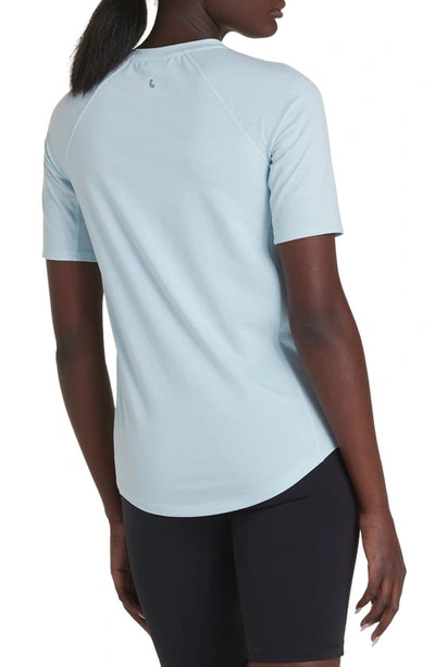 Shop Lole Performance Short Sleeve T-shirt In Cerulean Blue