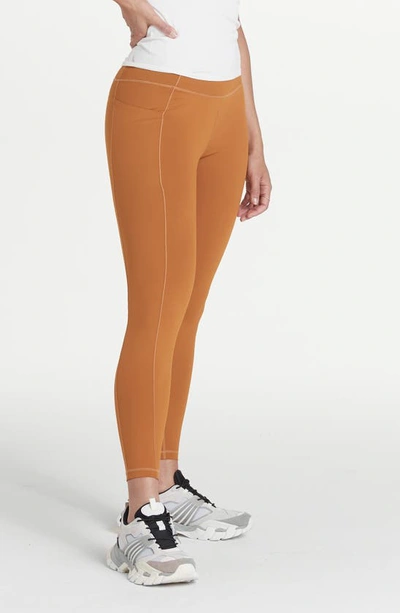Shop Lole Step Up Ankle Leggings In Pecan