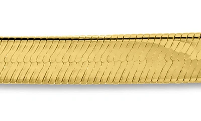Shop Delmar Flex Herringbone Chain Bracelet In Gold