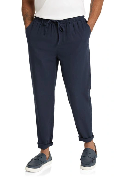 Shop Johnny Bigg Nate Drawstring Pants In Navy