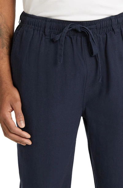 Shop Johnny Bigg Nate Drawstring Pants In Navy