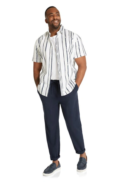 Johnny Bigg Nate Drawstring Pants In Navy