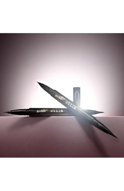 Stila Stay All Day® Dual-ended Matte Liquid Eye Liner In Black