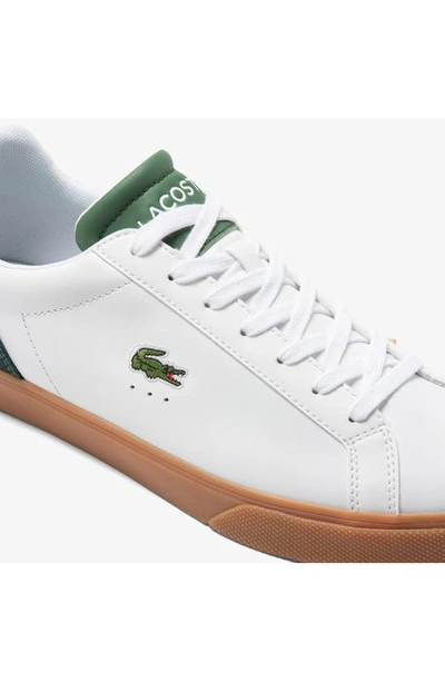 Shop Lacoste Lerond Pro Sneaker In White/ Gum