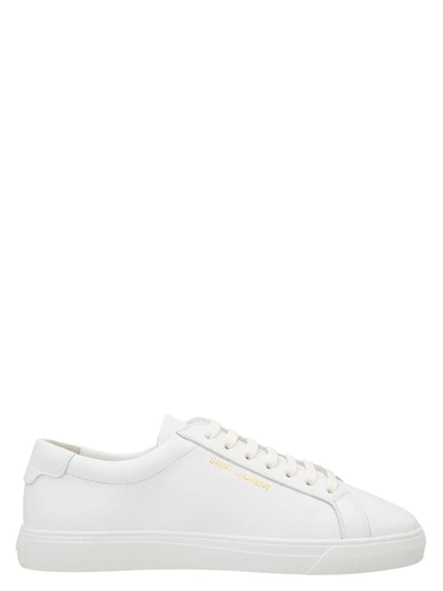 Shop Saint Laurent 'andy' Sneakers In White