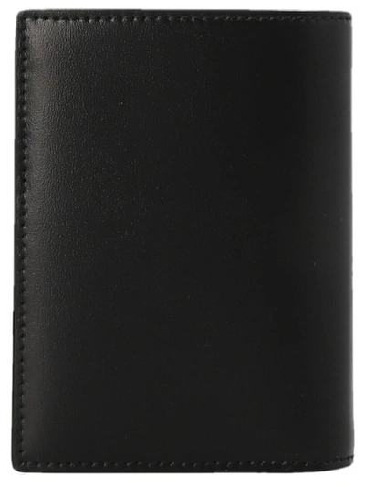 Shop Saint Laurent 'tiny Cassandre' Card Holder In Black
